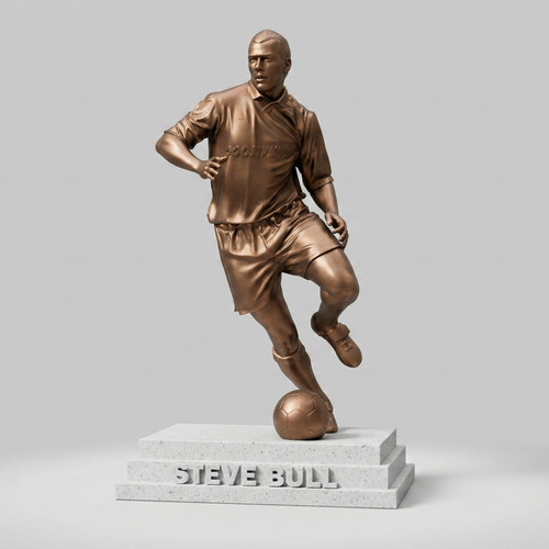 Steve bull player statue - bull,