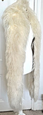 On Aura Tout Vu Paris Haute Couture Huge Mongolian Sheepskin Fur Scarf Rare Find