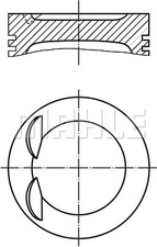 MAHLE 028 PI 00134 002 Piston