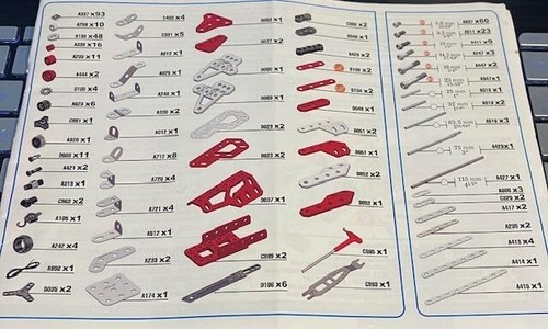 Meccano plastic spares a025 - meccano,
