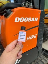 ORANGE TOUCH UP PAINT FOR DOOSAN DX10 DX19 DX27 Z MICRO MINI DIGGER EXCAVATOR