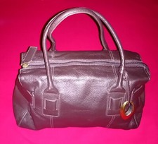 Rocha John Rocha Brown Genuine Leather Handbag 