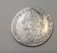 1758 George II Silver Shilling