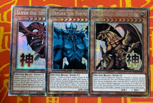 Yugioh egyptian god set - egyptian,