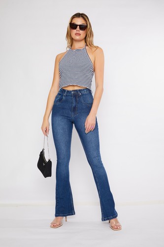 Womens mid blue - blue, bootcut