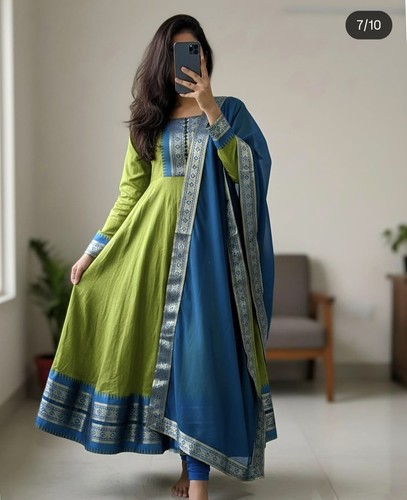 Traditional 2pc anarkali set - anarkali,