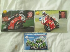 TEAM FUCHS KAWASAKI-IAN DUFFUS-NICK JEFFRIES POSTCARDS