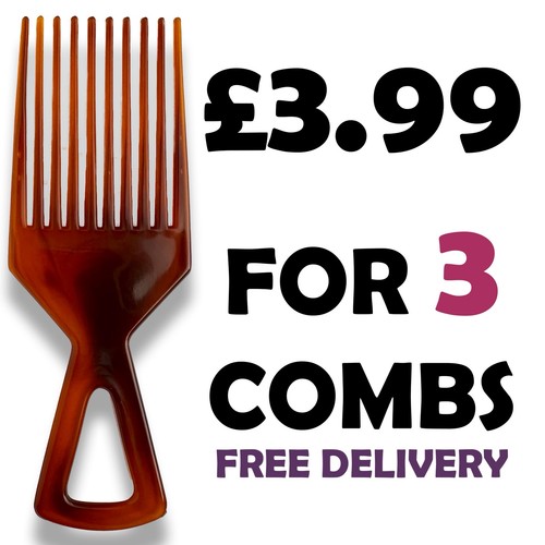 Tortoise shell afro - shell, comb
