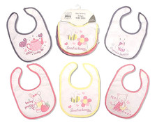 Nursery Time Baby Girls Bibs -