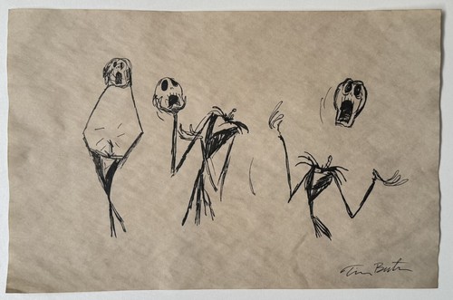 Tim burton drawing - burton, (handmade)