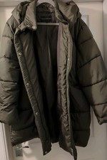 CENTIGRADE padded winter Coat Size 26/28.Green, Hooded