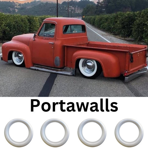 Wheels wide white - wheels, wall