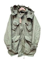 Canadian Army Green Extreme Cold Weather Anorak Parka Jacket Size Small/S #678