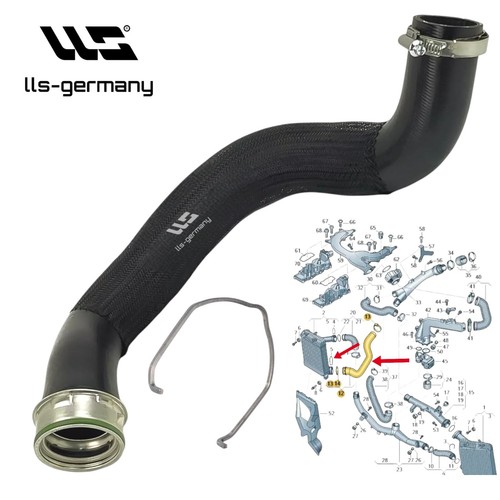 Turbo hose charge air - , for