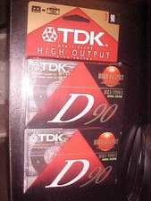 2 Pack TDK D-90 High Output 90