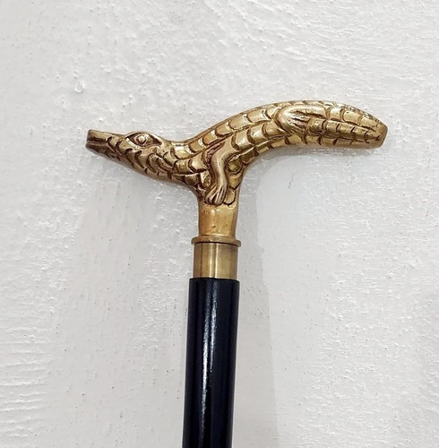 Wooden cane with - wooden,
