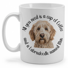 Personalised Mug Labradoodle