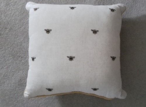 Bee pattern cushion by - 'bee',