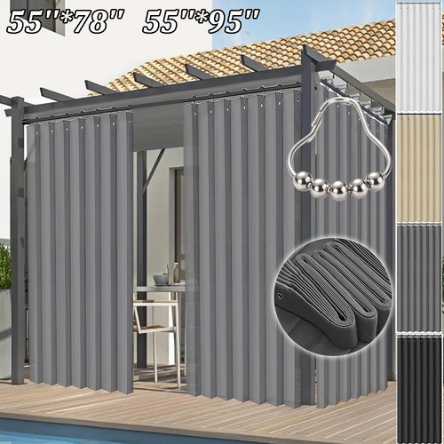 Waterproof patio curtains - waterproof,
