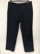 Meyer Madrid Mens Chino Trousers W36 L30 Navy Blue STUNNING QUALITY & CONDITION