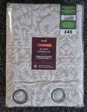 Dunelm alora chenille natural - chenille,