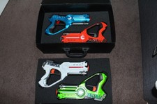 Legacy Toys Laser Tag Set 4 Player Battle Extreme Pack 4 Laser Tag Guns