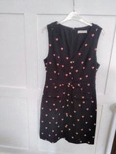 Oasis Heart Pattern Dress - UK Size 10