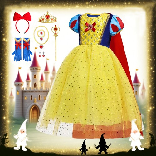 Snow white princess sequin - snow,