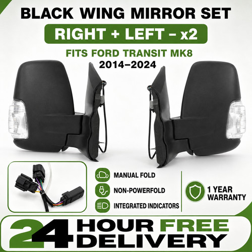 Set black manual wing - of,