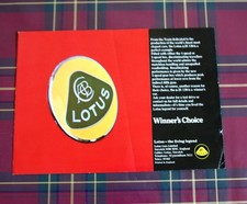 Winner's Choice - Lotus Cars