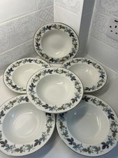 6 x Royal Doulton Burgundy