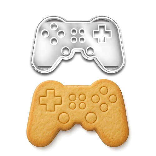 Game controller cookie cutter - game,