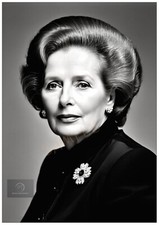 Margaret Thatcher British Prime Minister Poster Wall Decor Home Art Prints A4