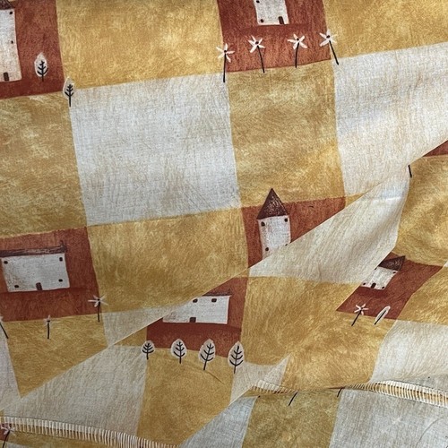 Beach huts 100 cotton muslin - beach,