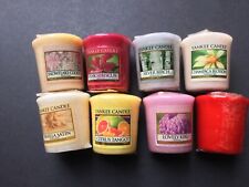 8 Yankee Candle Votives Various Fragrances Some Rare & Retired Mixed Job Lot