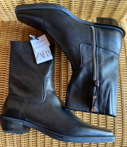 Zara ankle boots black - boots,