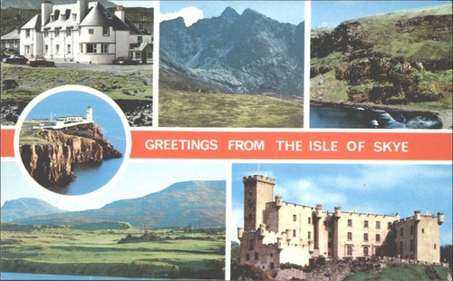 Vintage isle skye postcard - vintage,