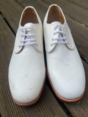 British navy white leather - navy,