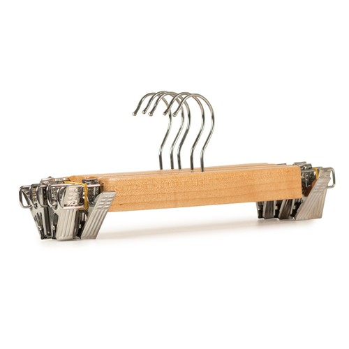 33cm wooden clip hangers - 33cm,