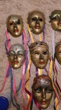 8 Handcrafted Brass Mask –