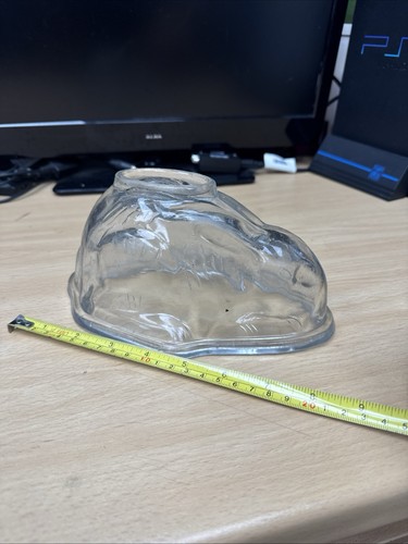 Vintage clear glass bunny - glass,