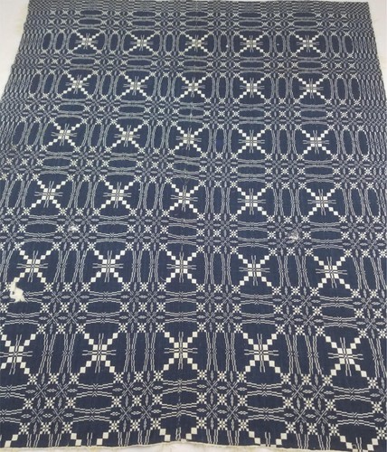 Antique american jacquard - antique,