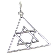 Star of David sterling silver