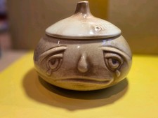 ? Vintage Homeware Sylvac 516 Crying Onion Face Pot  Retro Ceramic Kitchen Prop