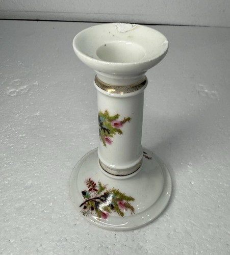 Vintage porcelain candlestick - porcelain,
