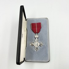 Genuine MBE Order Of The British Empire Member Medal Military In Box Mint