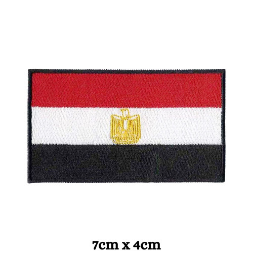 Egypt flag patch iron sew - sew, on