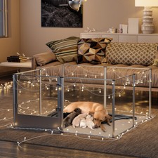 Acrylic Dog Playpen Cage Puppy