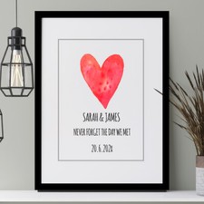 Personalised Rainbow Gift Anniversary Birthday Engagement Valentine's present
