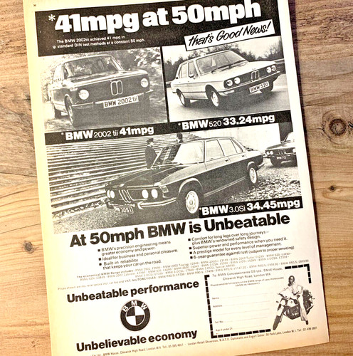 Bmw 2002 e12 1970s - 2002, 3.0